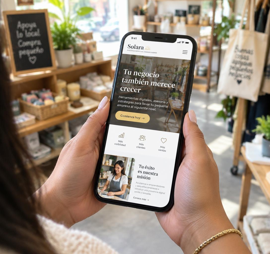 Website on phone